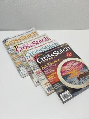 3/$30 Just CrossStitch Magazine Bundle (4) - inc. Seasons by Mother Nature